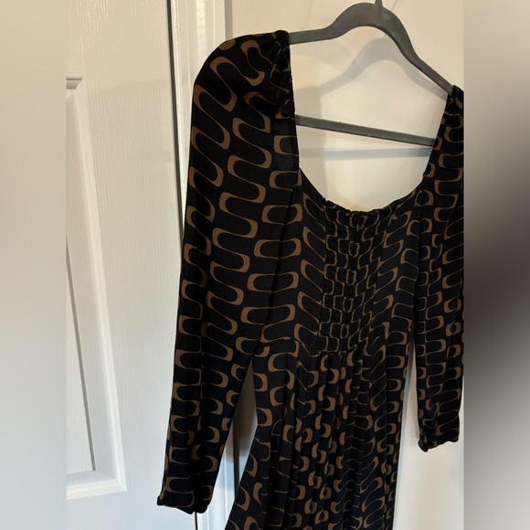 Reformation midi dress with zigzag pattern - Picture 3 of 9